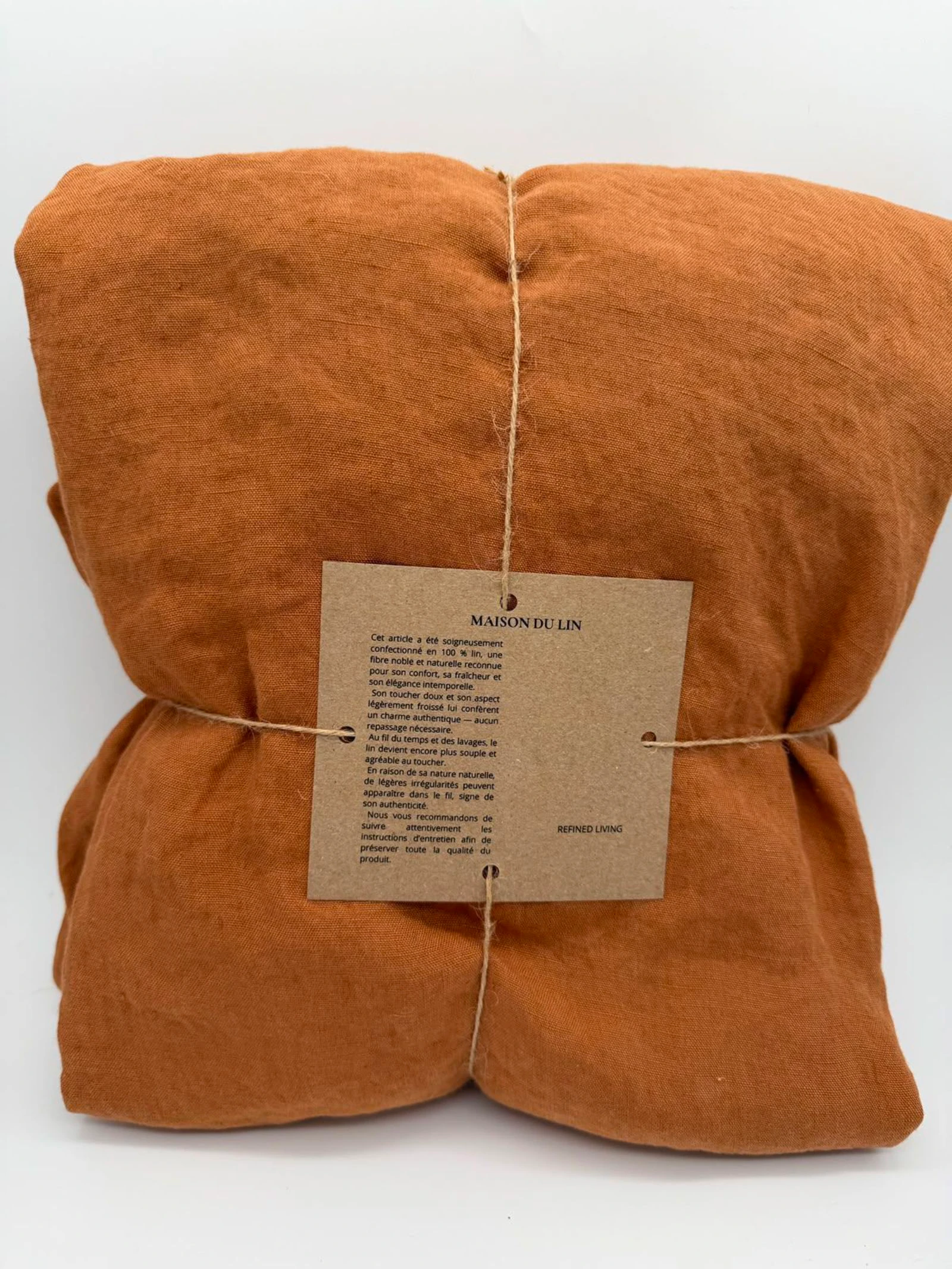 140x200 100% Linen Elastic Sheet – photo 2
